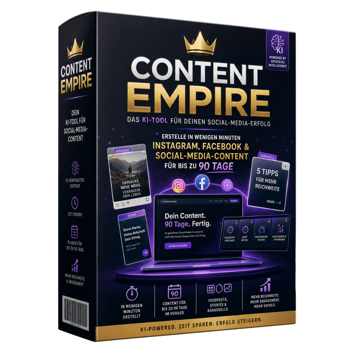 Content Empire ist am Start: Drei Marketing-Profis bringen neues KI-Tool für Social-Media-Content