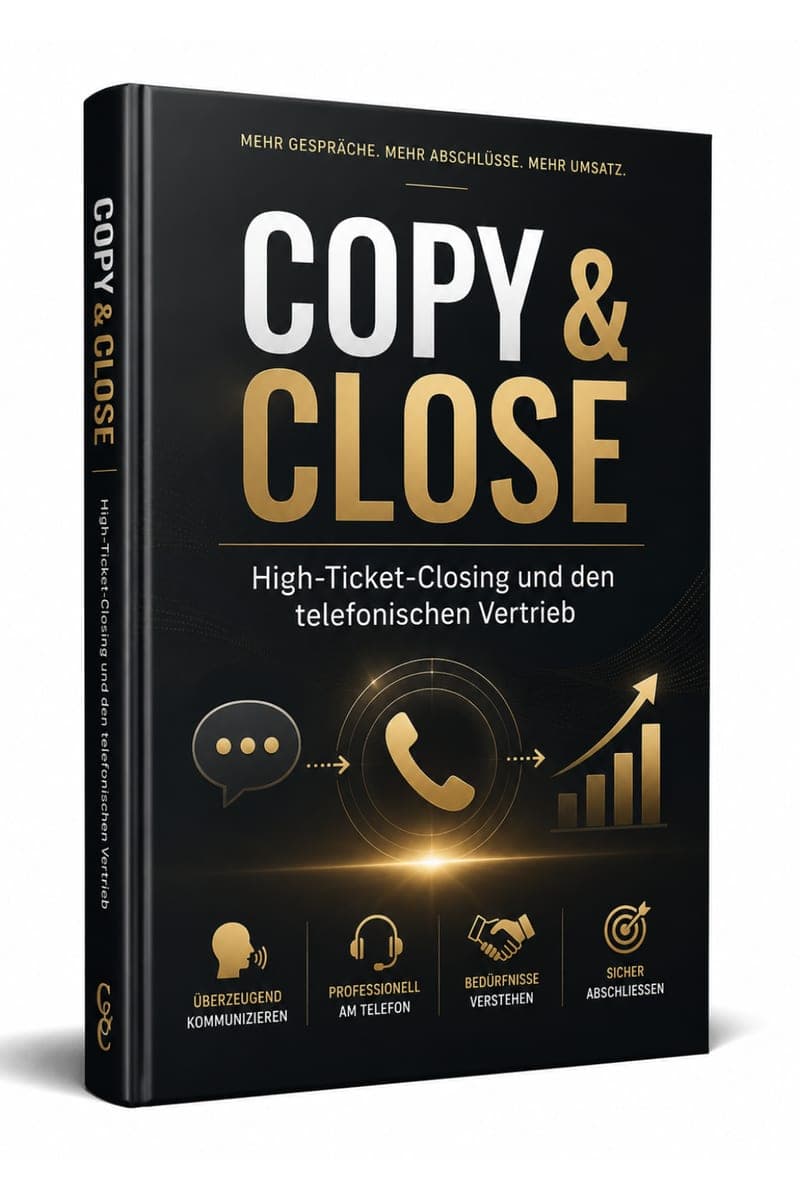 Copy & Close Erfahrung: Warum hochpreisige Coachings am Telefon verkauft werden und nicht im Warenkorb